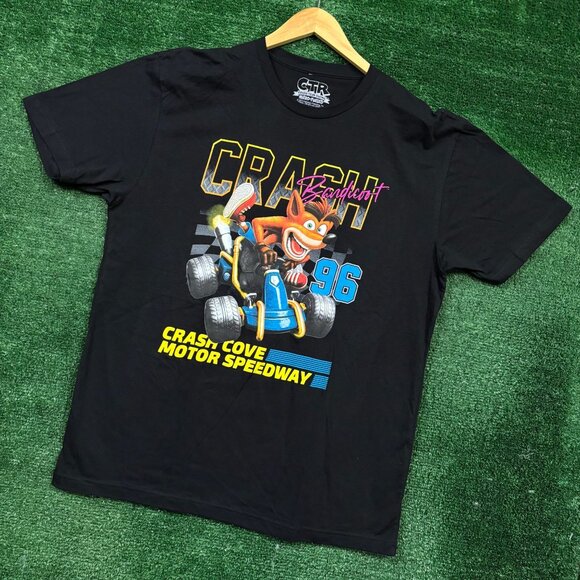 Crash Bandicoot Crash Cove Motor Speedway Tshirt size extra large - Picture 3 of 4